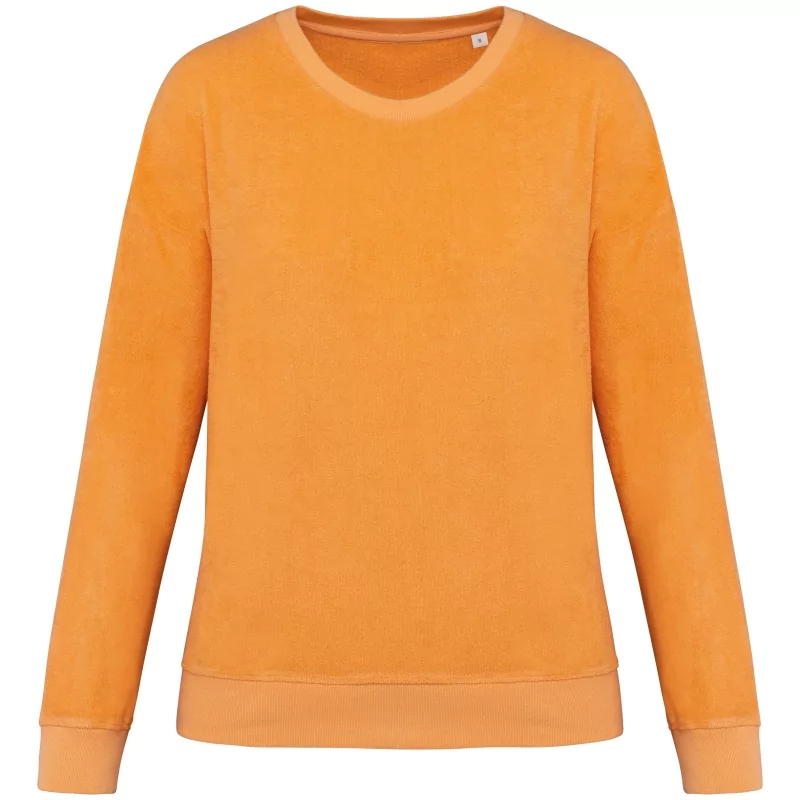 Sweat-shirt écoresponsable en éponge femme