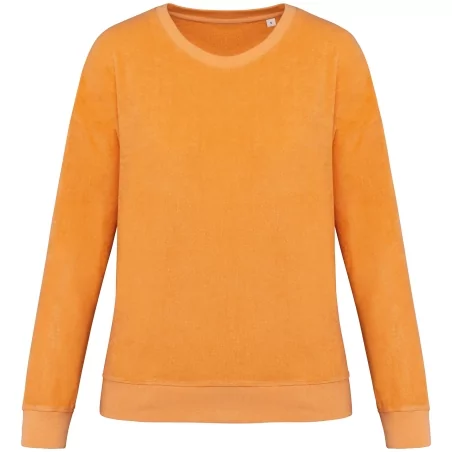 Sweat-shirt écoresponsable en éponge femme