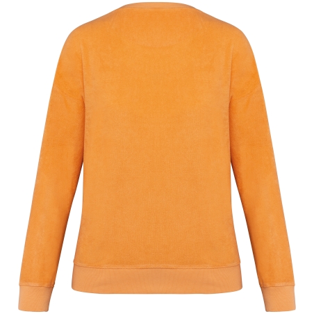 Sweat-shirt écoresponsable en éponge femme