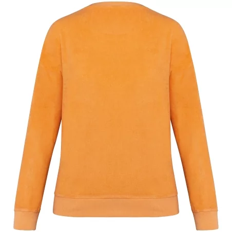 Sweat-shirt écoresponsable en éponge femme