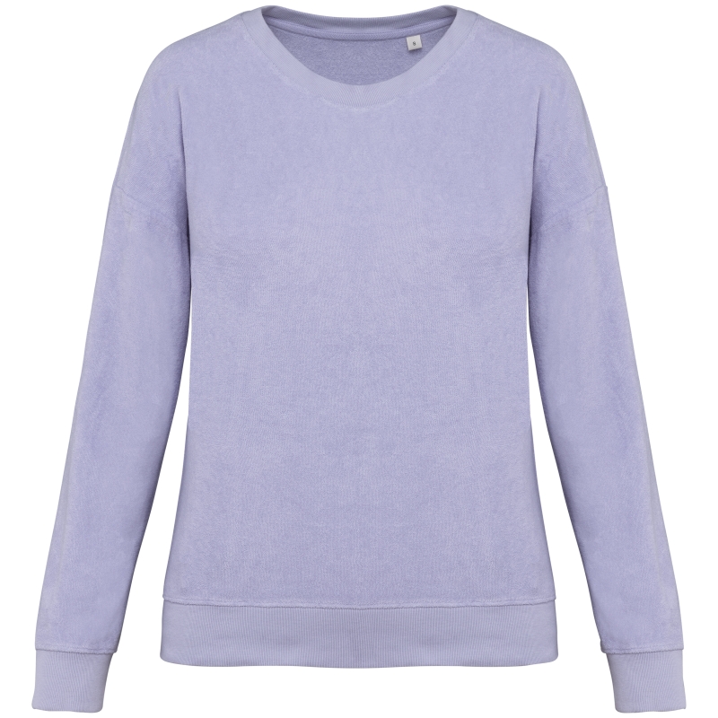 Sweat-shirt écoresponsable en éponge femme