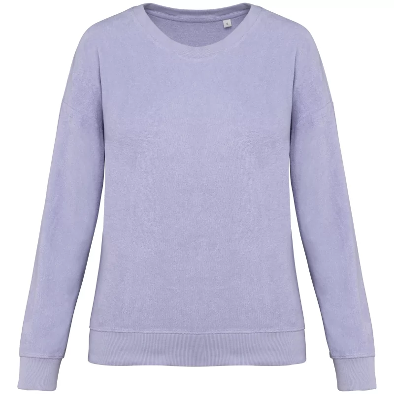 Sweat-shirt écoresponsable en éponge femme