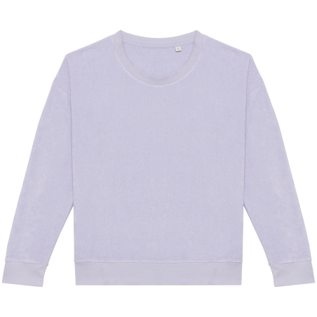 Sweat-shirt écoresponsable en éponge femme