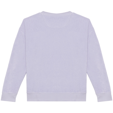 Sweat-shirt écoresponsable en éponge femme