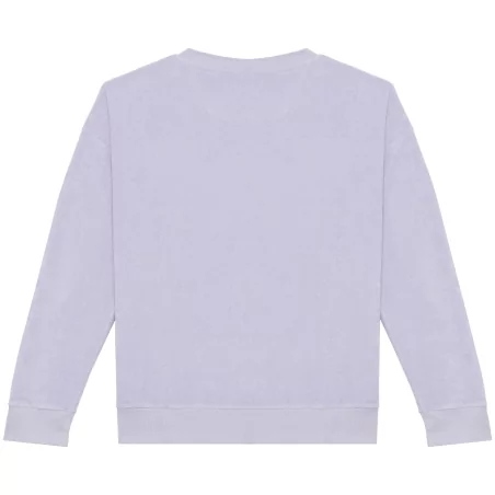 Sweat-shirt écoresponsable en éponge femme