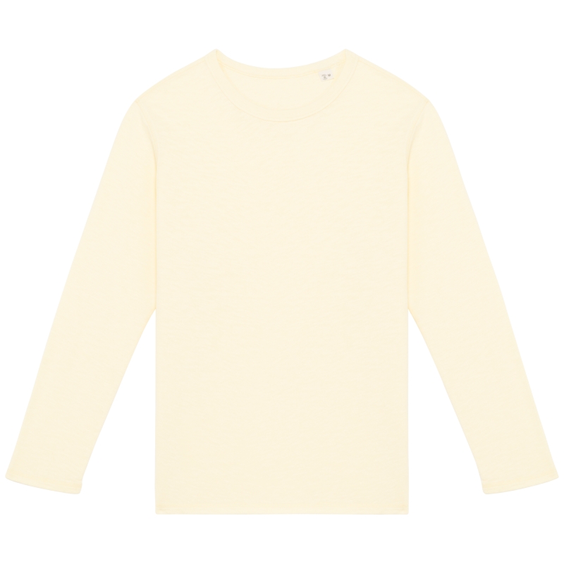 Sweat-shirt écoresponsable à col rond délavé French Terry unisexe