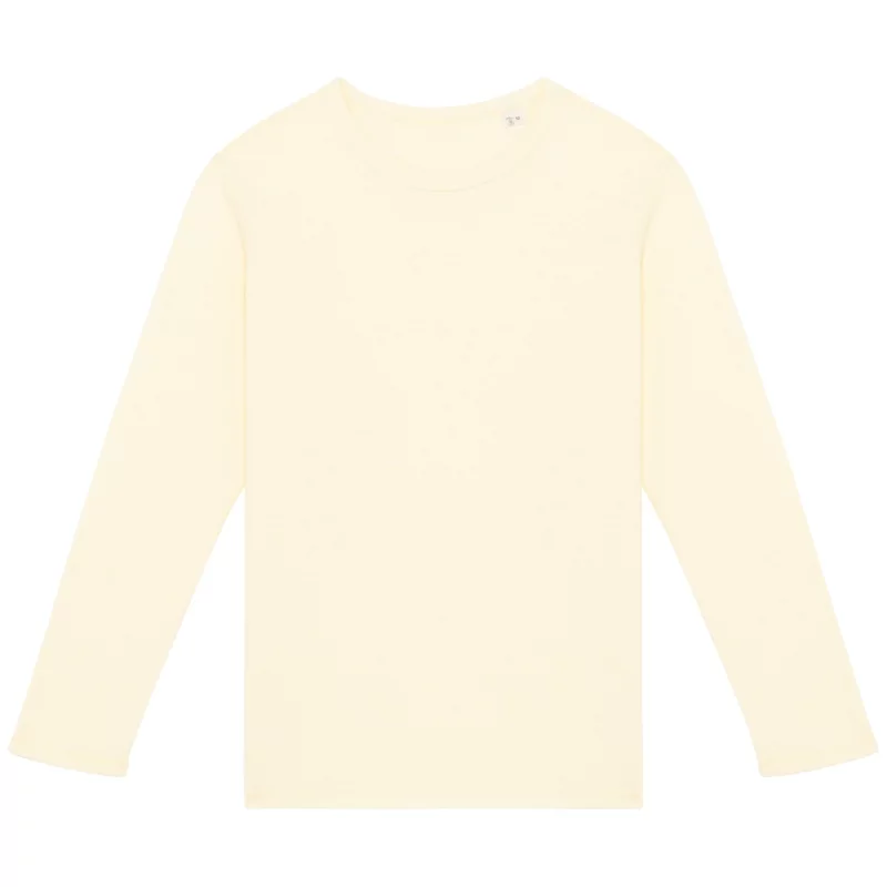 Sweat-shirt écoresponsable à col rond délavé French Terry unisexe