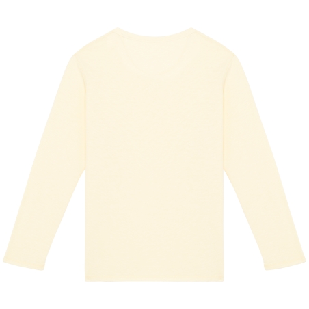 Sweat-shirt écoresponsable à col rond délavé French Terry unisexe