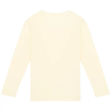 Sweat-shirt écoresponsable à col rond délavé French Terry unisexe