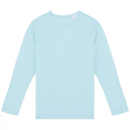 Sweat-shirt écoresponsable à col rond délavé French Terry unisexe
