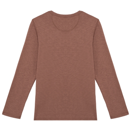 Sweat-shirt écoresponsable à col rond délavé French Terry unisexe