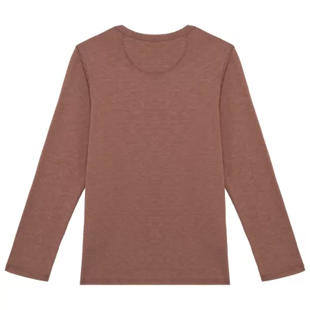 Sweat-shirt écoresponsable à col rond délavé French Terry unisexe