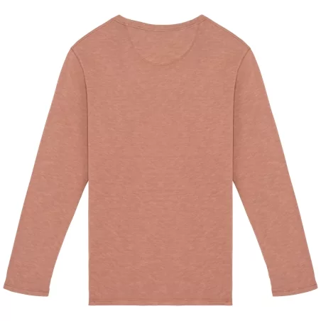 Sweat-shirt écoresponsable à col rond délavé French Terry unisexe