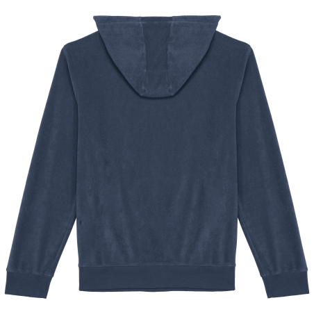 Sweat-shirt écoresponsable en éponge zippé à capuche homme