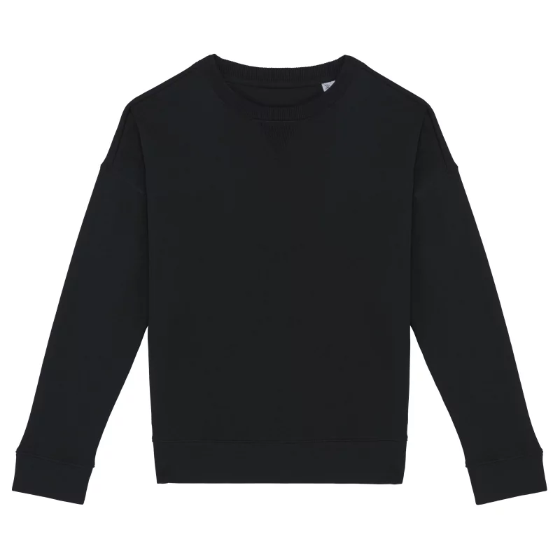 Sweat-shirt écoresponsable à épaules tombantes femme