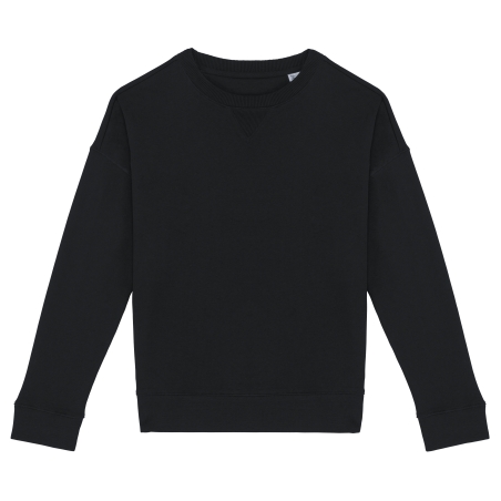 Sweat-shirt écoresponsable à épaules tombantes femme