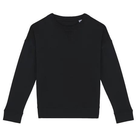 Sweat-shirt écoresponsable à épaules tombantes femme