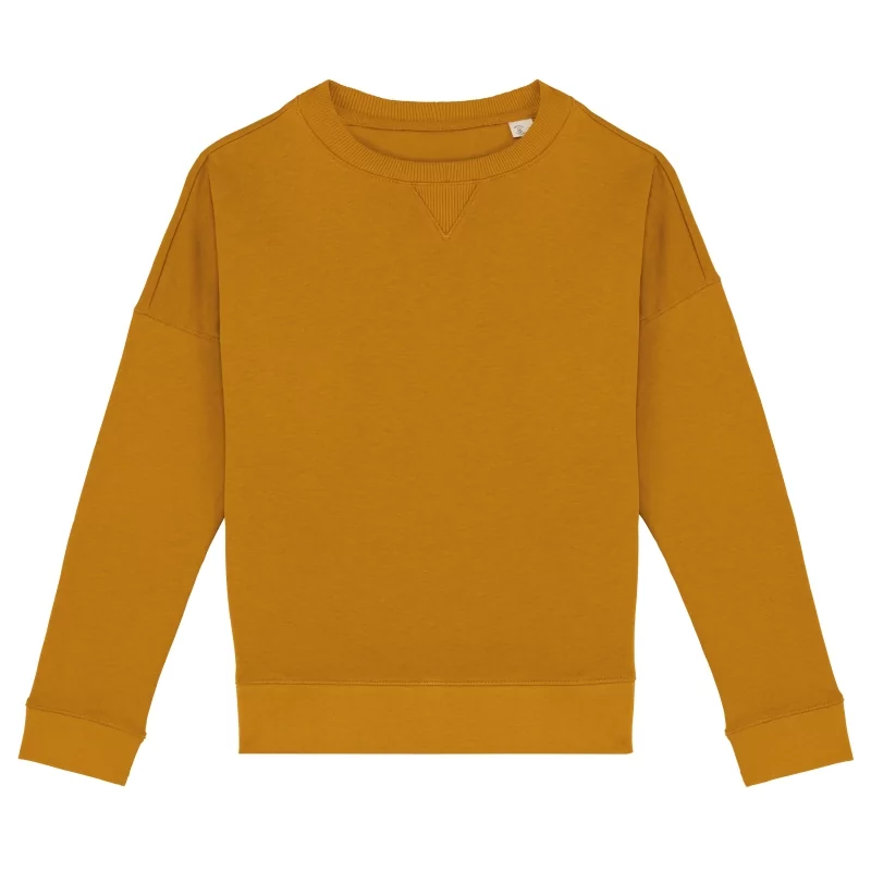 Sweat-shirt écoresponsable à épaules tombantes femme