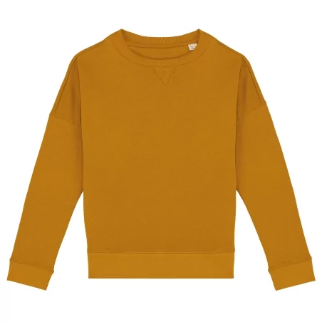 Sweat-shirt écoresponsable à épaules tombantes femme