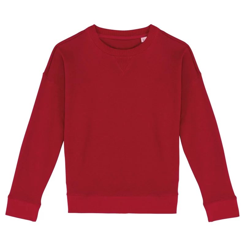 Sweat-shirt écoresponsable à épaules tombantes femme