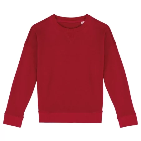 Sweat-shirt écoresponsable à épaules tombantes femme