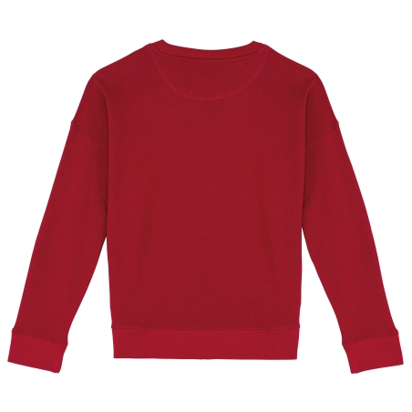Sweat-shirt écoresponsable à épaules tombantes femme