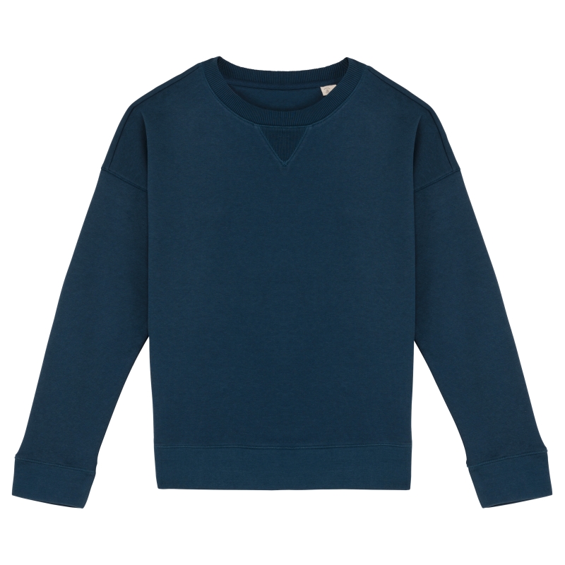 Sweat-shirt écoresponsable à épaules tombantes femme
