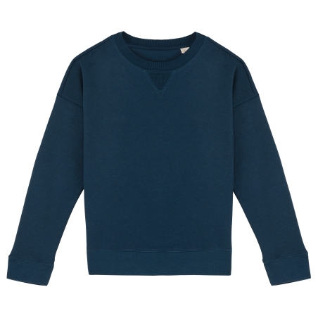 Sweat-shirt écoresponsable à épaules tombantes femme