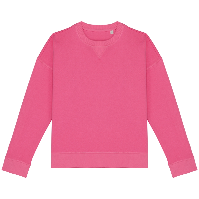 Sweat-shirt écoresponsable à épaules tombantes femme