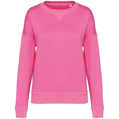 Sweat-shirt écoresponsable à épaules tombantes femme