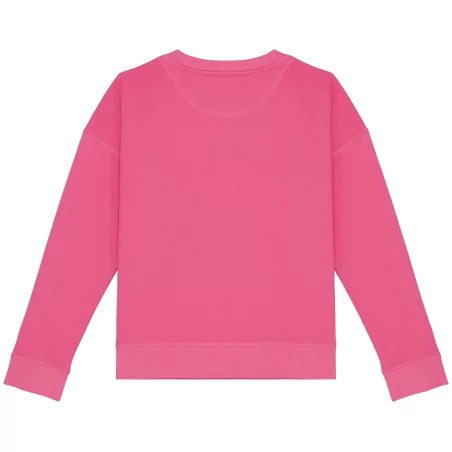 Sweat-shirt écoresponsable à épaules tombantes femme