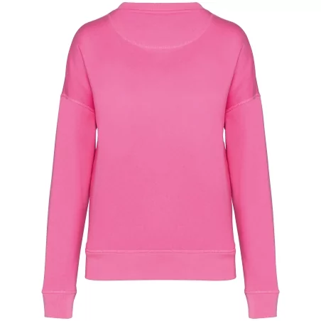 Sweat-shirt écoresponsable à épaules tombantes femme