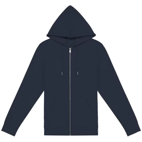 Sweat-shirt écoresponsable zippé à capuche en modal homme