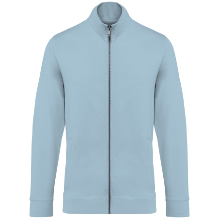 Sweat-shirt écoresponsable zippé en modal homme