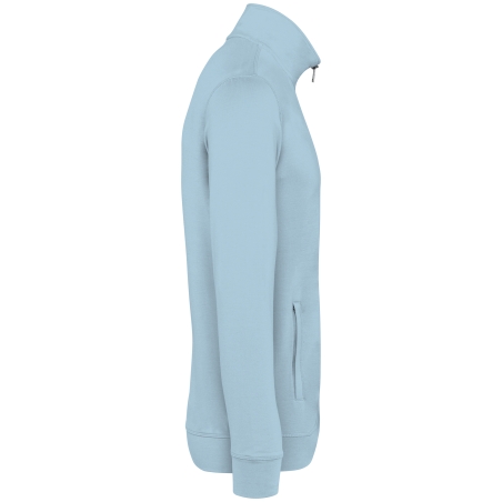 Sweat-shirt écoresponsable zippé en modal homme