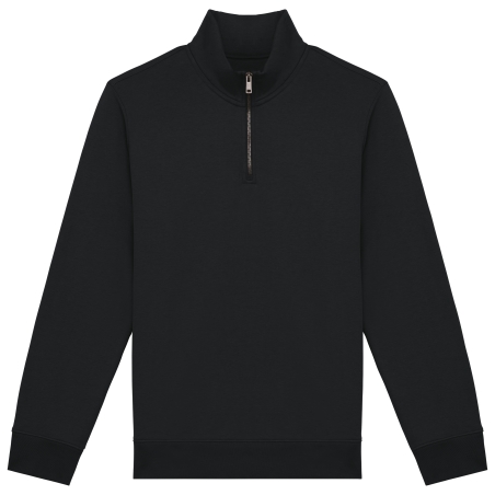 Sweat-shirt écoresponsable à col montant zippé homme