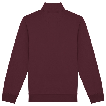 Sweat-shirt écoresponsable à col montant zippé homme