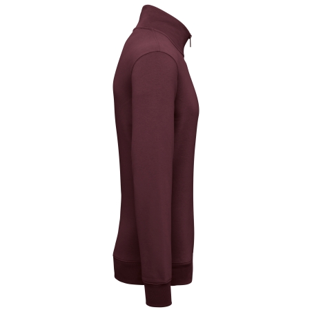 Sweat-shirt écoresponsable à col montant zippé homme