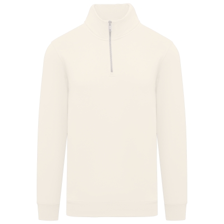 Sweat-shirt écoresponsable à col montant zippé homme