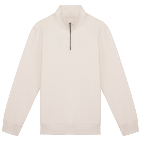 Sweat-shirt écoresponsable à col montant zippé homme