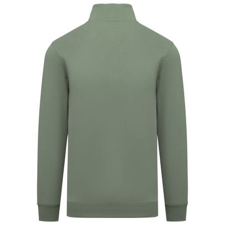 Sweat-shirt écoresponsable à col montant zippé homme