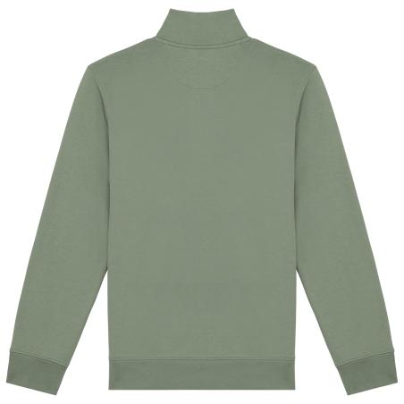 Sweat-shirt écoresponsable à col montant zippé homme