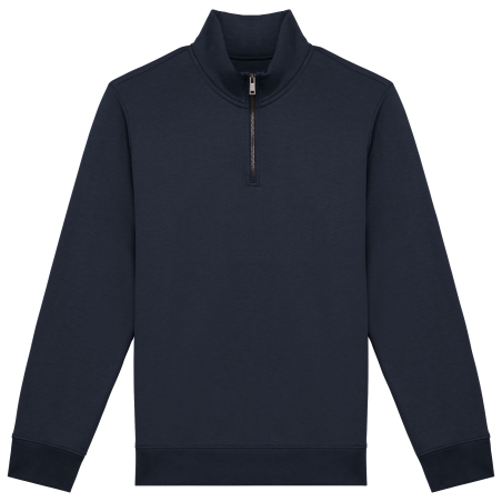 Sweat-shirt écoresponsable à col montant zippé homme