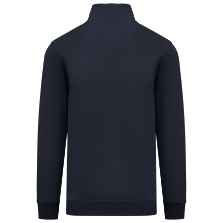 Sweat-shirt écoresponsable à col montant zippé homme