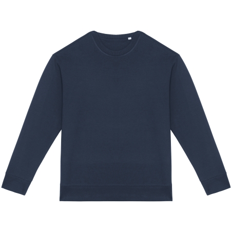 Sweat-shirt écoresponsable à col rond à épaules tombantes French Terry unisexe