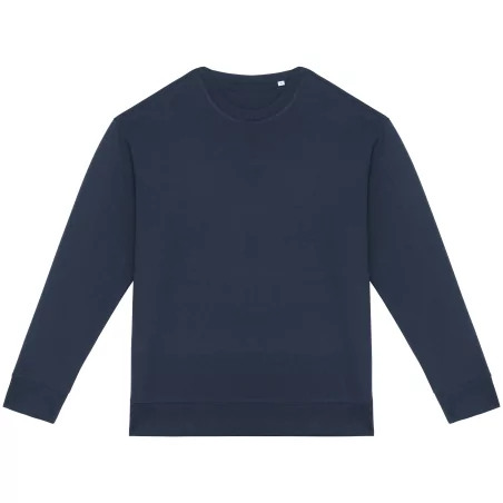 Sweat-shirt écoresponsable à col rond à épaules tombantes French Terry unisexe