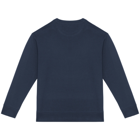 Sweat-shirt écoresponsable à col rond à épaules tombantes French Terry unisexe