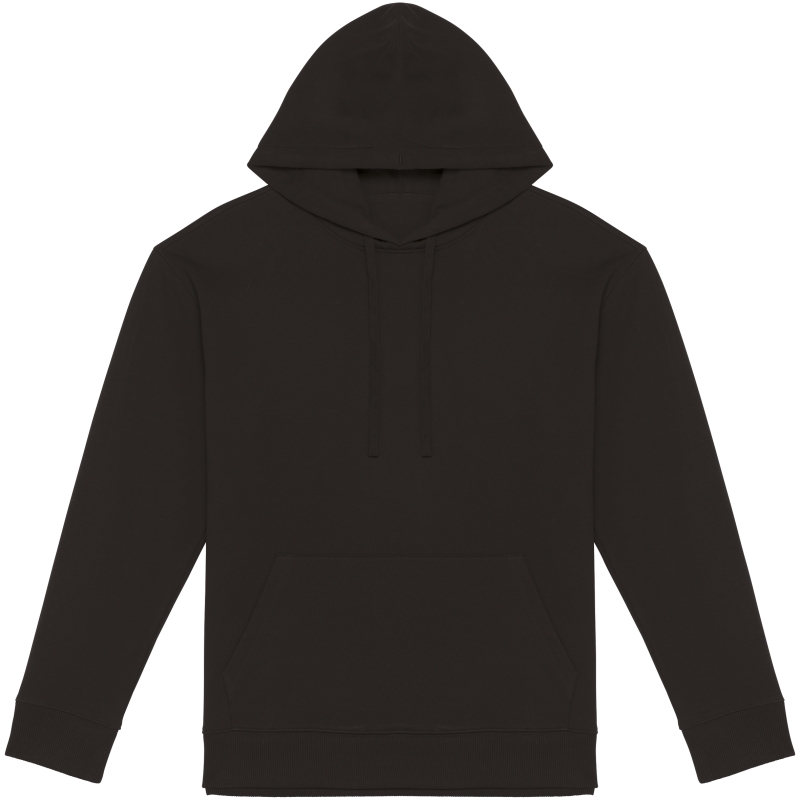 Sweat-shirt écoresponsable à capuche à épaules tombantes French Terry unisexe
