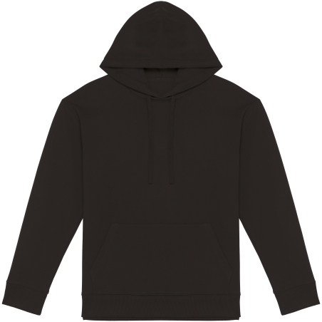 Sweat-shirt écoresponsable à capuche à épaules tombantes French Terry unisexe