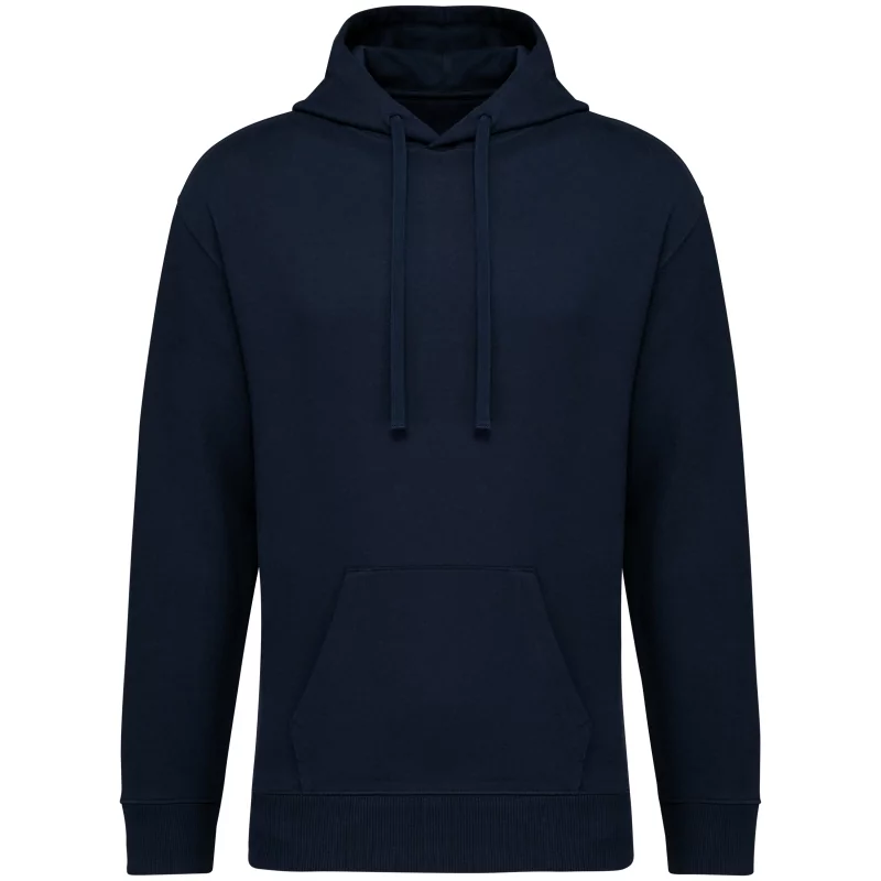 Sweat-shirt écoresponsable à capuche à épaules tombantes French Terry unisexe
